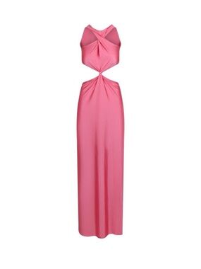 Baobab Collection Pink Twist Cutout Maxi Dress